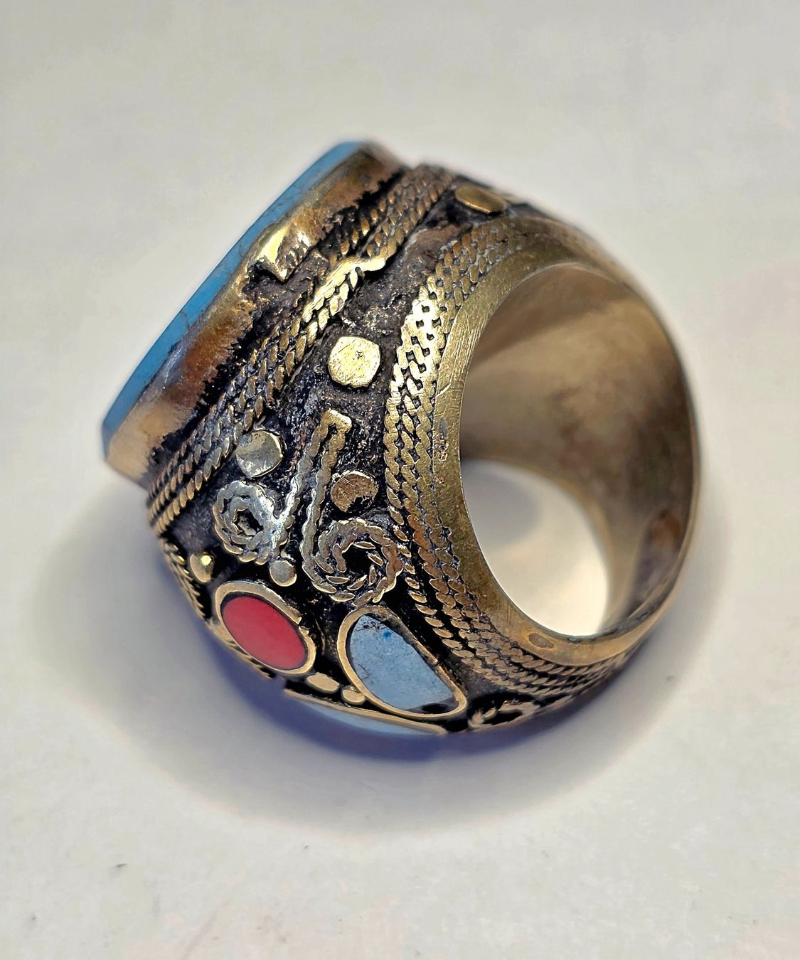 Anelli: Türkis Fingerring – Nuovo (secondo la descrizione) da Zürich venduto da benedikt12 2
