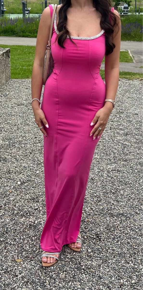 Vestiti: Pinkes Kleid – Usato da Perlen venduto da H.Spa 3