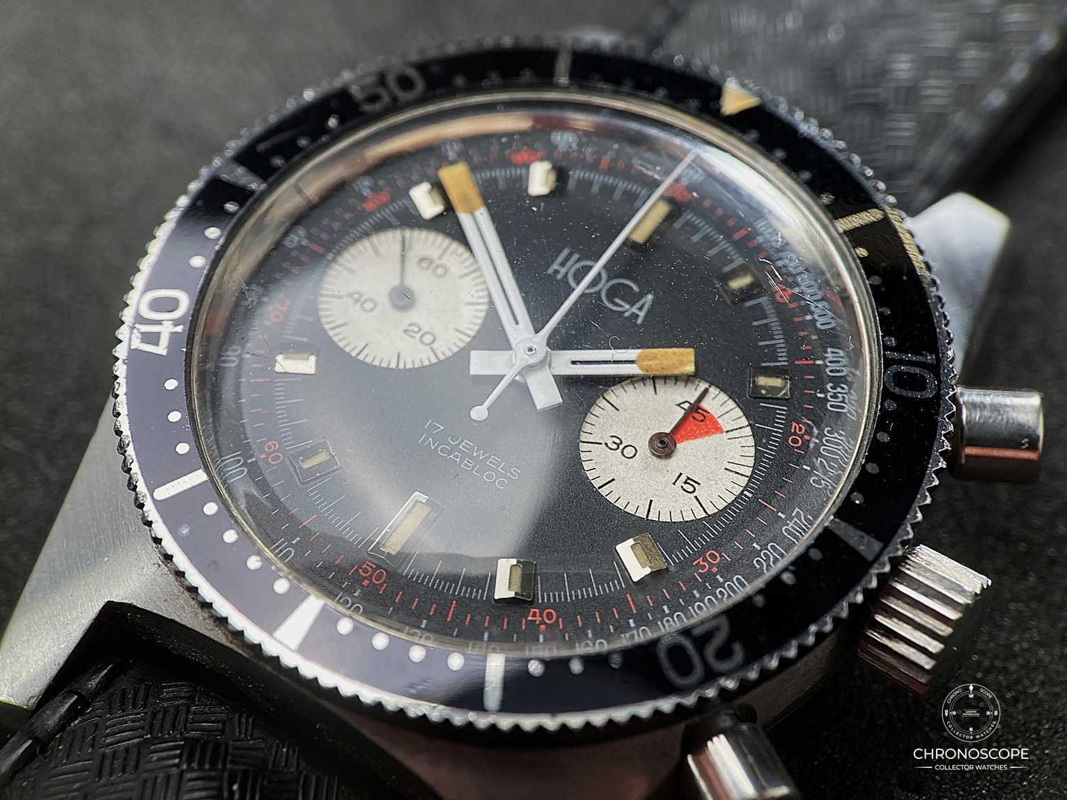 Valjoux Orologi: HOGA Skin Diver Chronograph Valjoux 23 – Usato da Luzern venduto da ChronoScope6004 7