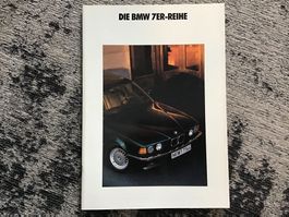 BMW 7er-Reihe Verkaufsprospekt 1990