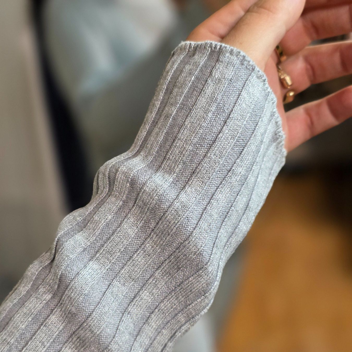Maglioni & Felpe: Blue Motion Pullover Grau Rippstrick XL – weich & elastisch – Usato da Wald ZH venduto da CapLux 2