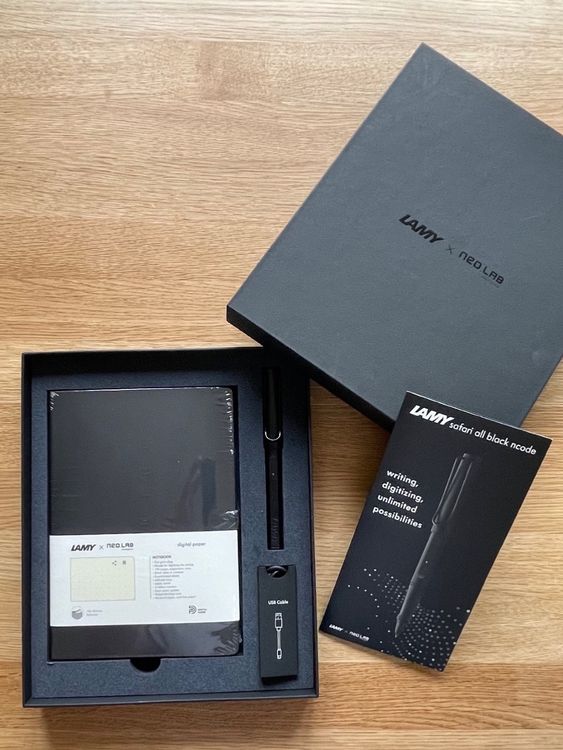 NEU - LAMY x neo.lab set / Digital Kugelschreiber Notizblock (Neu und ...