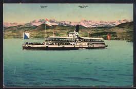 Salondampfer Helvetia auf dem Zürichsee