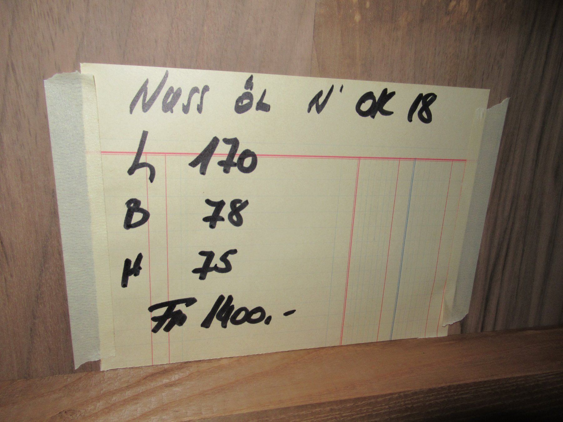 Tavoli: Beizentisch (Nuss/170) – Nuovo (secondo la descrizione) da Berg SG venduto da Pizza58 6