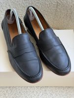Alexander McQueen dark blue loafers