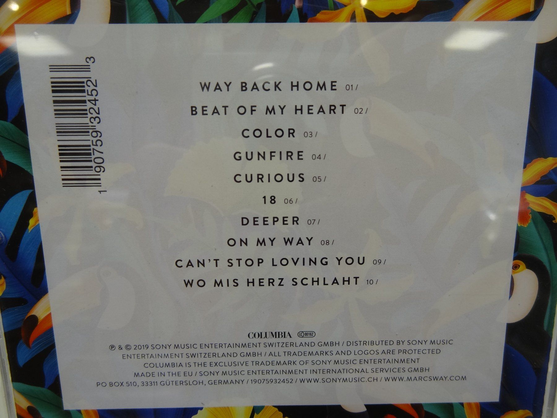 CDs: Marc Sway Way Back Home CD – D'occasion à luzern par musicandart 1