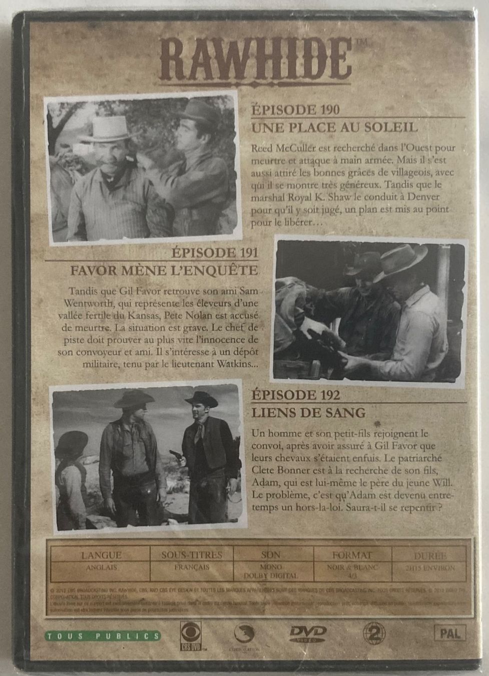 Tutti i DVDs: CLINT EASTWOOD - RAWHIDE N°64 – Usato da Poliez-Pittet venduto da Newtown-Records 4