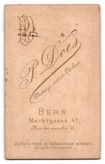 Photos & affiches: Fotografie P. Does, Bern, Marktgasse 41, – D'occasion à Berlin par bartko-reher 1