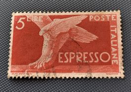 Italien 1945 alte briefmarke