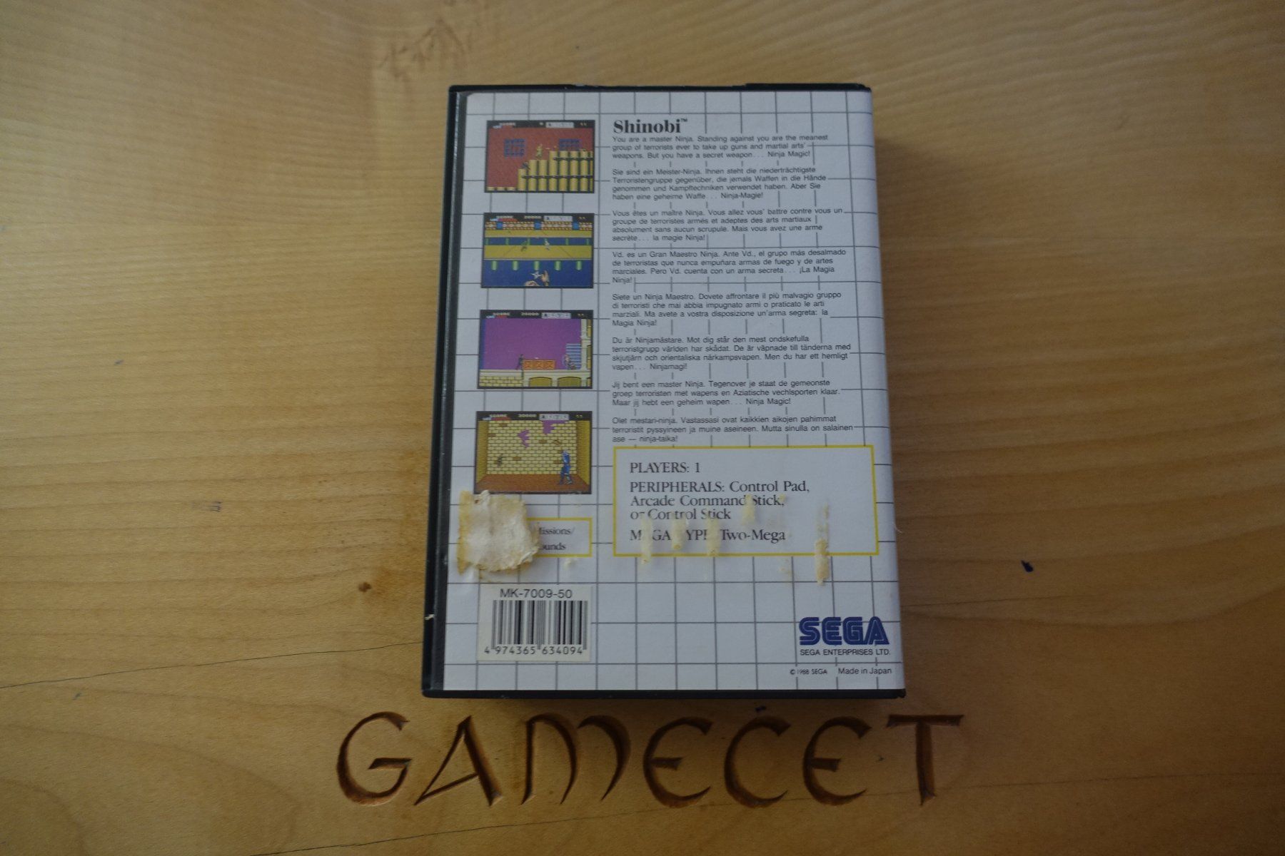 Sega Giochi: Shinobi – Usato da Steinach venduto da gam_vn97 2