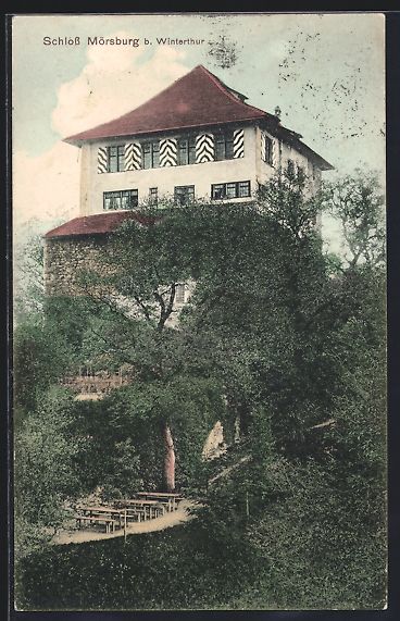 Cartoline postali: AK Winterthur, Das Schloss Mörsburg – Usato da Berlin venduto da bartko-reher