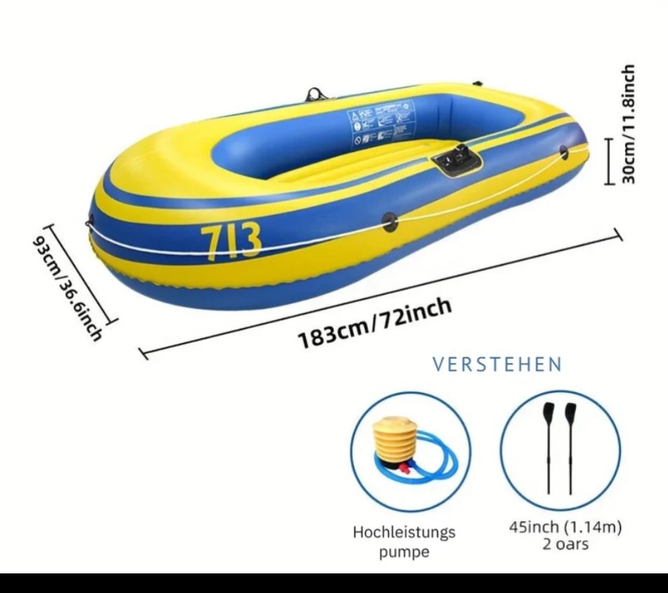 Boote: 2-Personen Gummiboot – Neu und originalverpackt aus Oberembrach von Chanti83 4