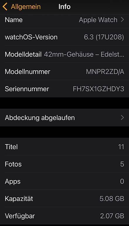 Apple Smartwatch: Apple Watch Serie 2 – Usato da Vordemwald venduto da Saeti