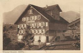 Giswil OW Gasthaus Grossteil ca. 1920 gut erhalten