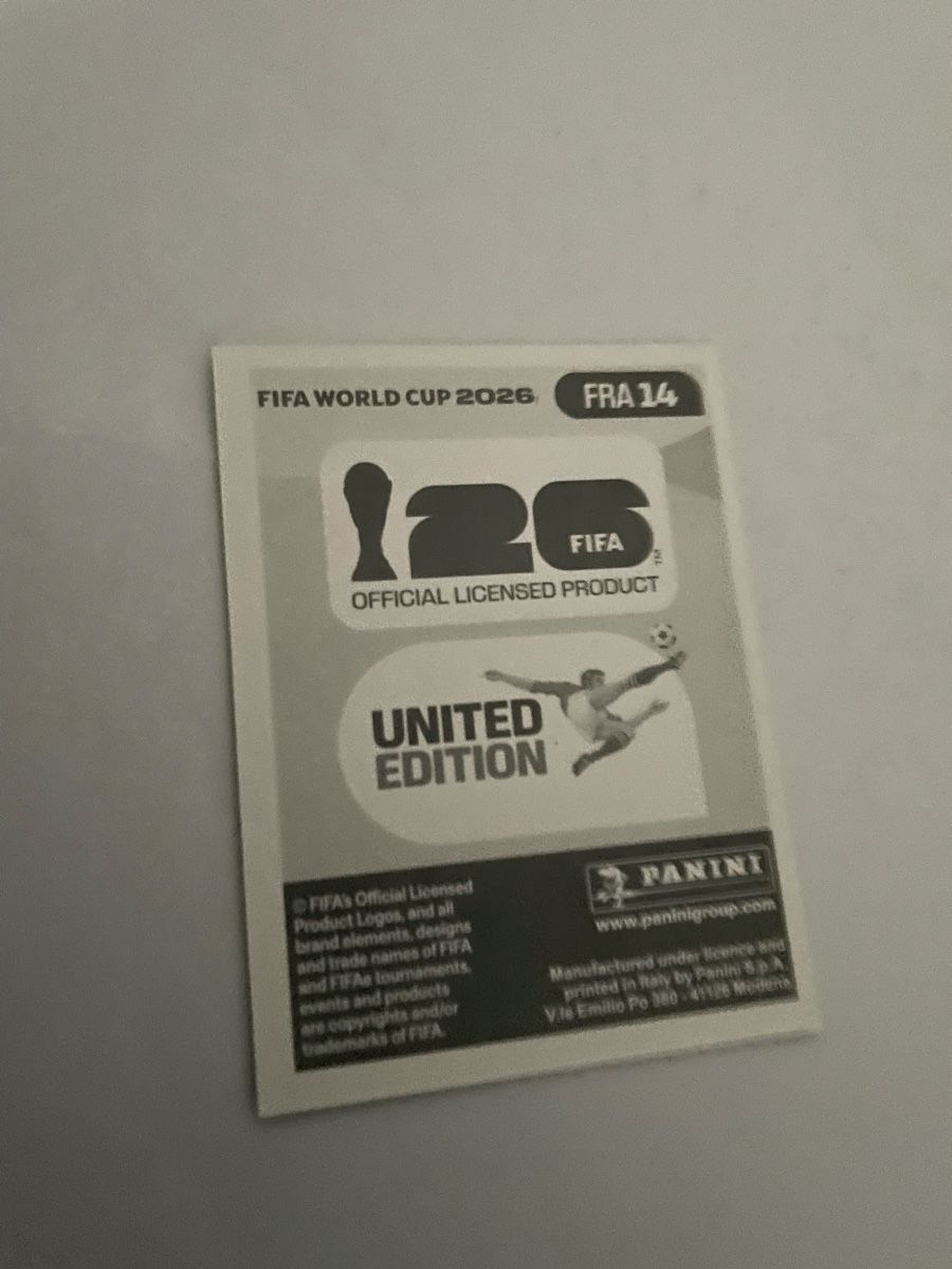 Panini Carte collezionabili: FIFA WM 2026  Michael Olise FRA 14 – Nuovo (secondo la descrizione) da Winterthur venduto da Cobraforce 1