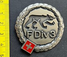 F DIV 3, Berner Bär, Militär Abzeichen
