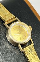 Vintage Tissot Damenuhr, Handaufzug, Goldfarben