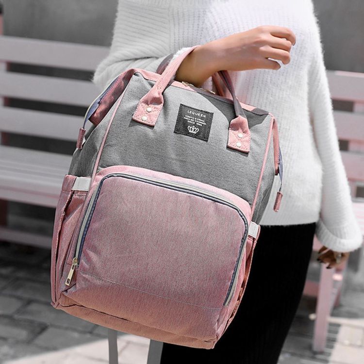 Baby Wickelrucksack Mit Faltbarem Bett - 40x30x22cm Multifunktionstasche Für Eltern