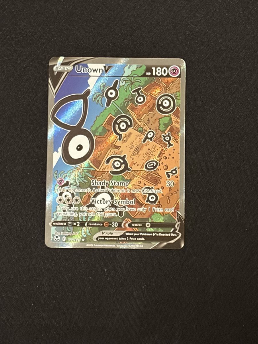 Pokémon Cartes à collectionner: Unown V – D'occasion à Breitenbach par jam_b886