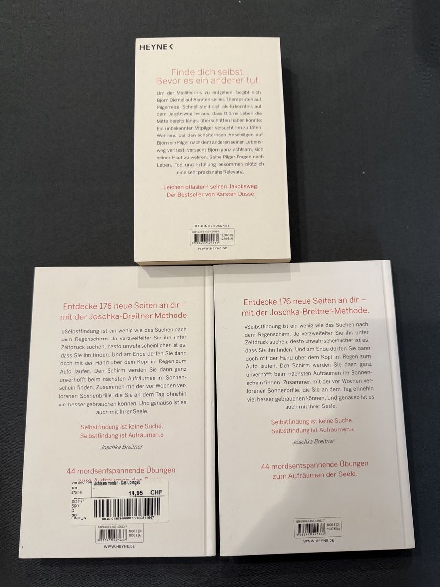 Libri: Karsten Dusse "Achtsam Morden" – Nuovo (secondo la descrizione) da Winterthur venduto da ca__tj5n 1
