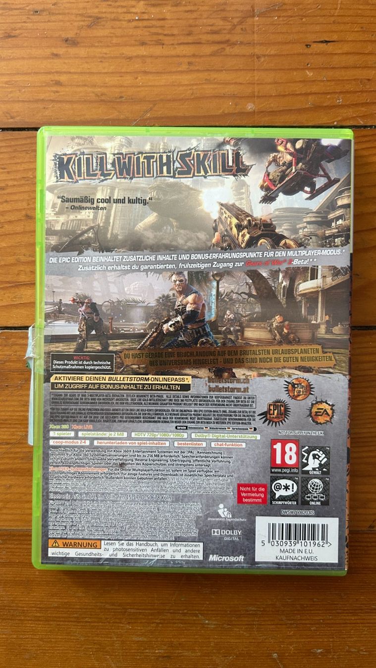 Microsoft Giochi: Bulletstorm | Multilingue | Xbox 360 – Usato da Alle venduto da protokollstudio 1