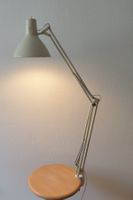 Grosse Vintage Luxo Regent L 1 S Architektenlampe oyster