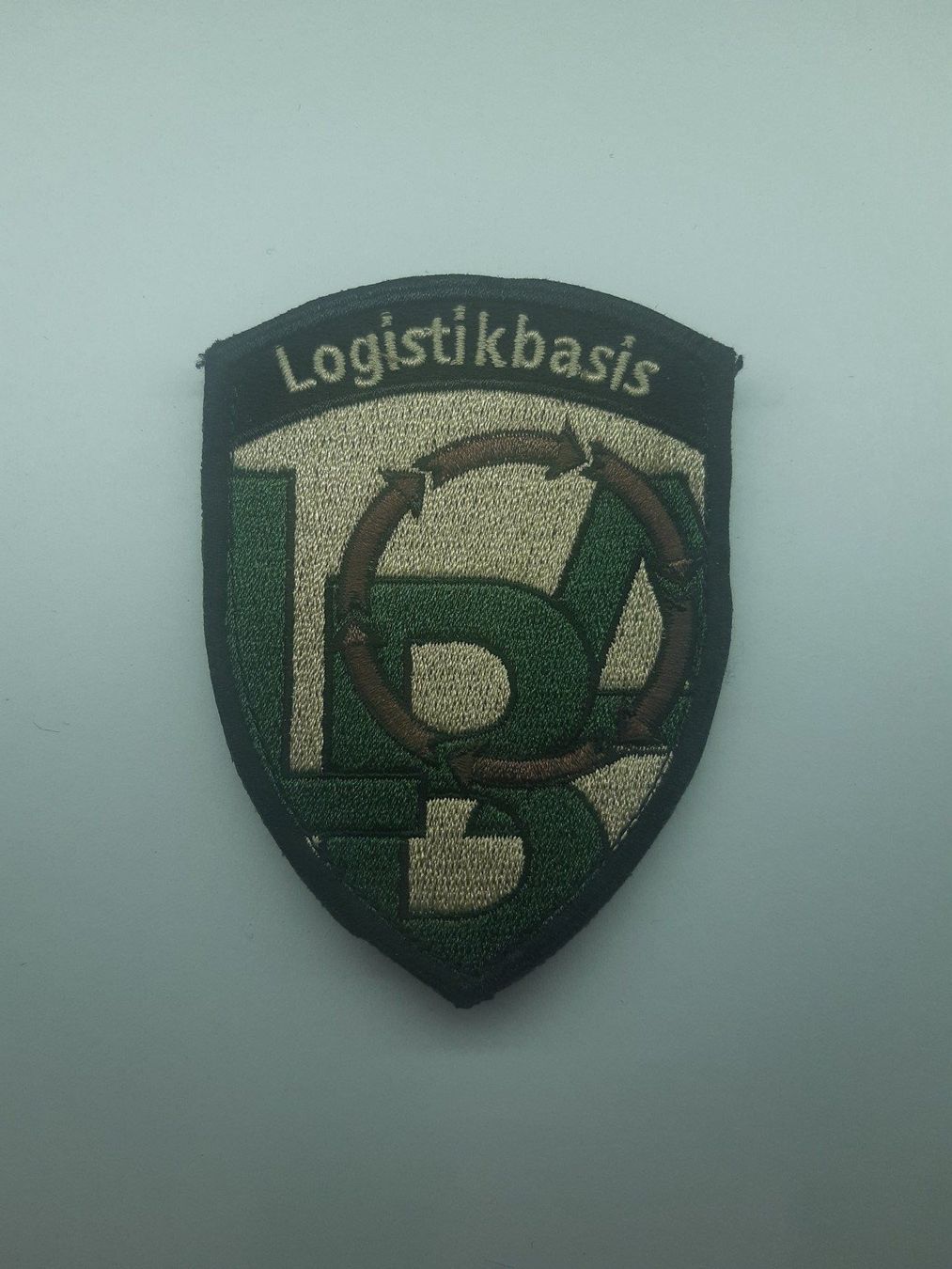 Schweizer Armee Plaketten & Abzeichen: BADGE ECUSSON MILITAIRE SUISSE LOGISTIKBASIS – Neu (gemäss Beschreibung) aus Domdidier von baumeyer-seb