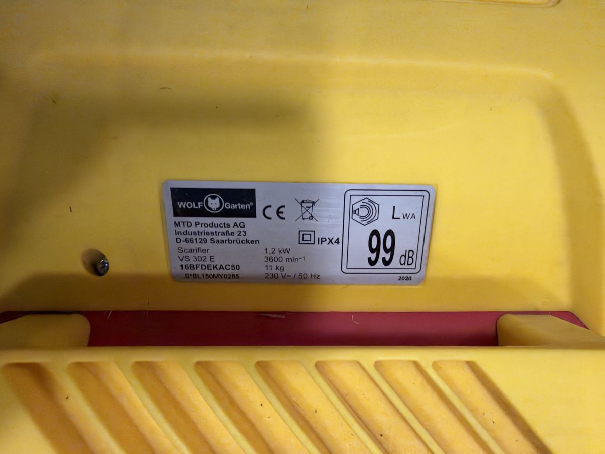 Outils Wolf Appareils de traitement du sol: Vertikutierer elektrisch  – D'occasion à Niederrohrdorf par Laax 5
