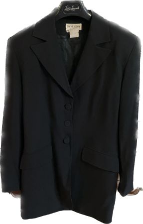 Veste Blazer noire élégante, vintage, Taille 40