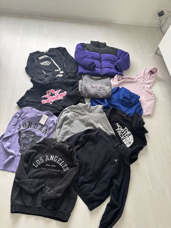 Hoodies & Jacke im Paket, verschiedene Marken