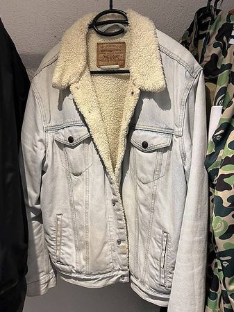 Levis Premium Denim Jacke gefüttert L