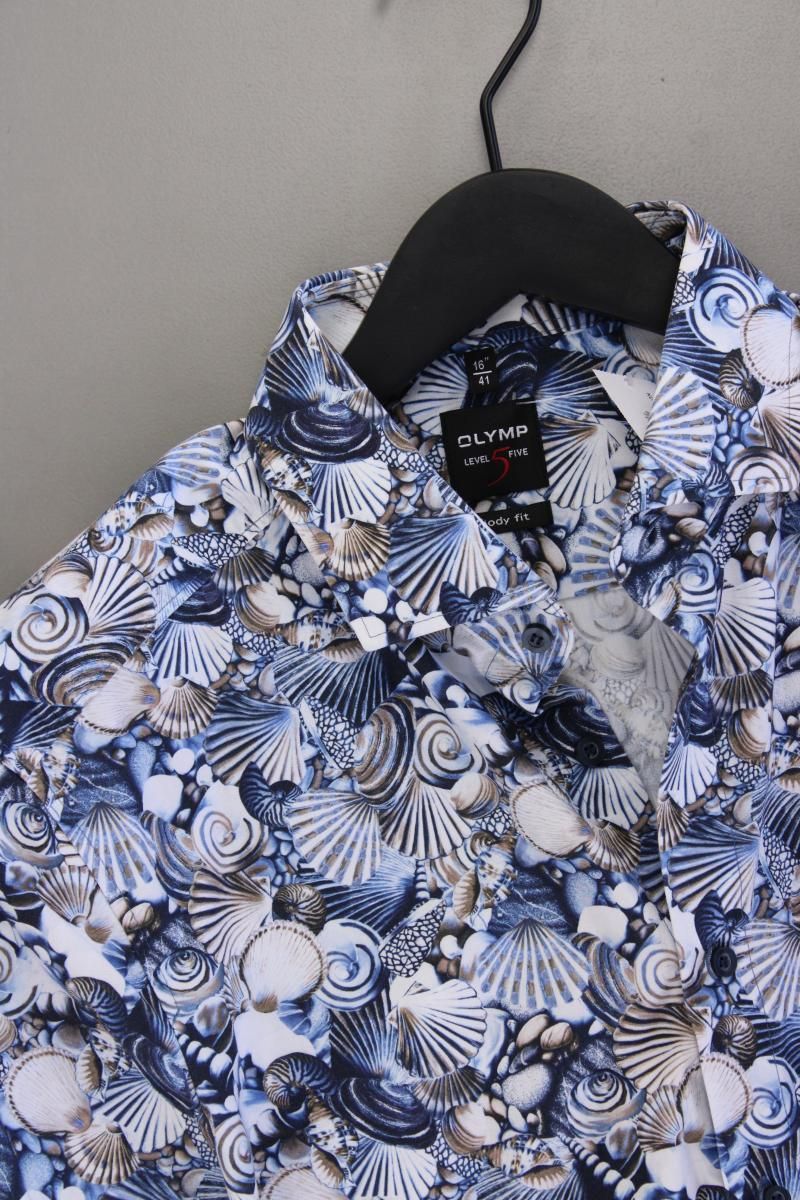 Hemden: Olymp Hemd mit Muschelmuster Kurzarm – Gebraucht aus Neustadt an der Waldnaab von SecondLifeFashion 1
