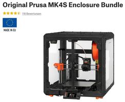 Prusa MK4S neu und unangetasteter Bausatz, inkl. Enclosure