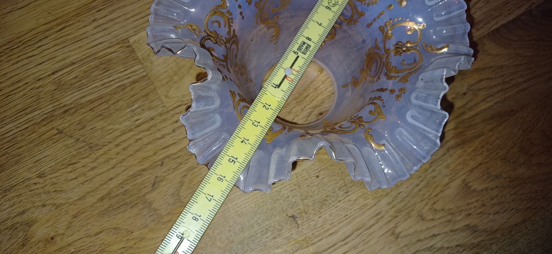Lampade: Jugendstil  Lampen Glas Opalin – Usato da Flawil venduto da Pinkmalibu 4