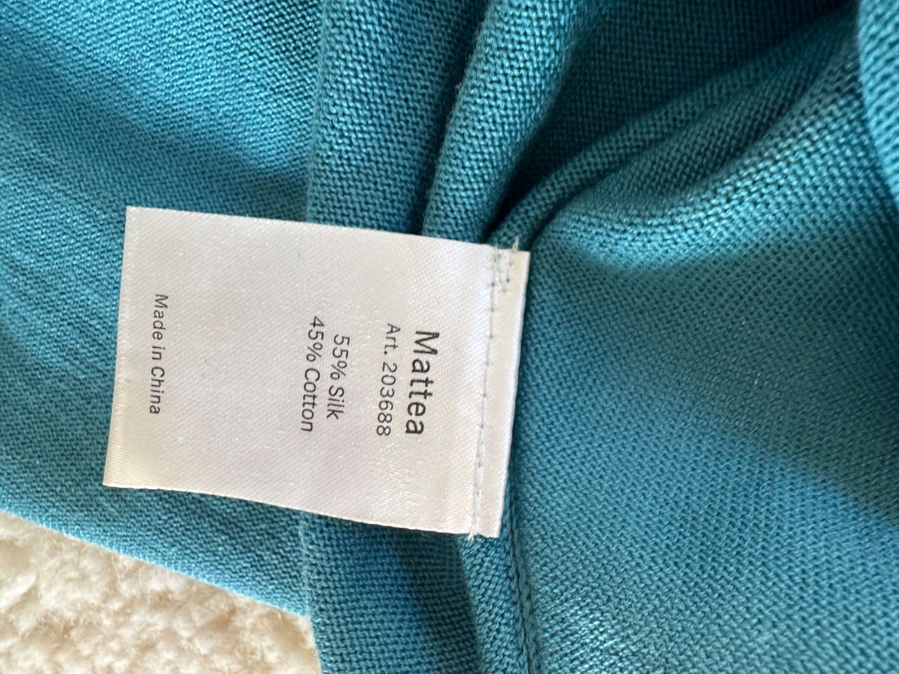 Maglioni & Felpe: MODISSA Silk Cotton Cape Pullover Wassergrün Gr L NEU – Nuovo (secondo la descrizione) da Zuerich venduto da Moochie 6