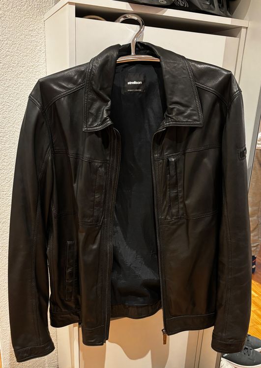 Wunderbar Lederjacke Herren Strellson Ebenbild