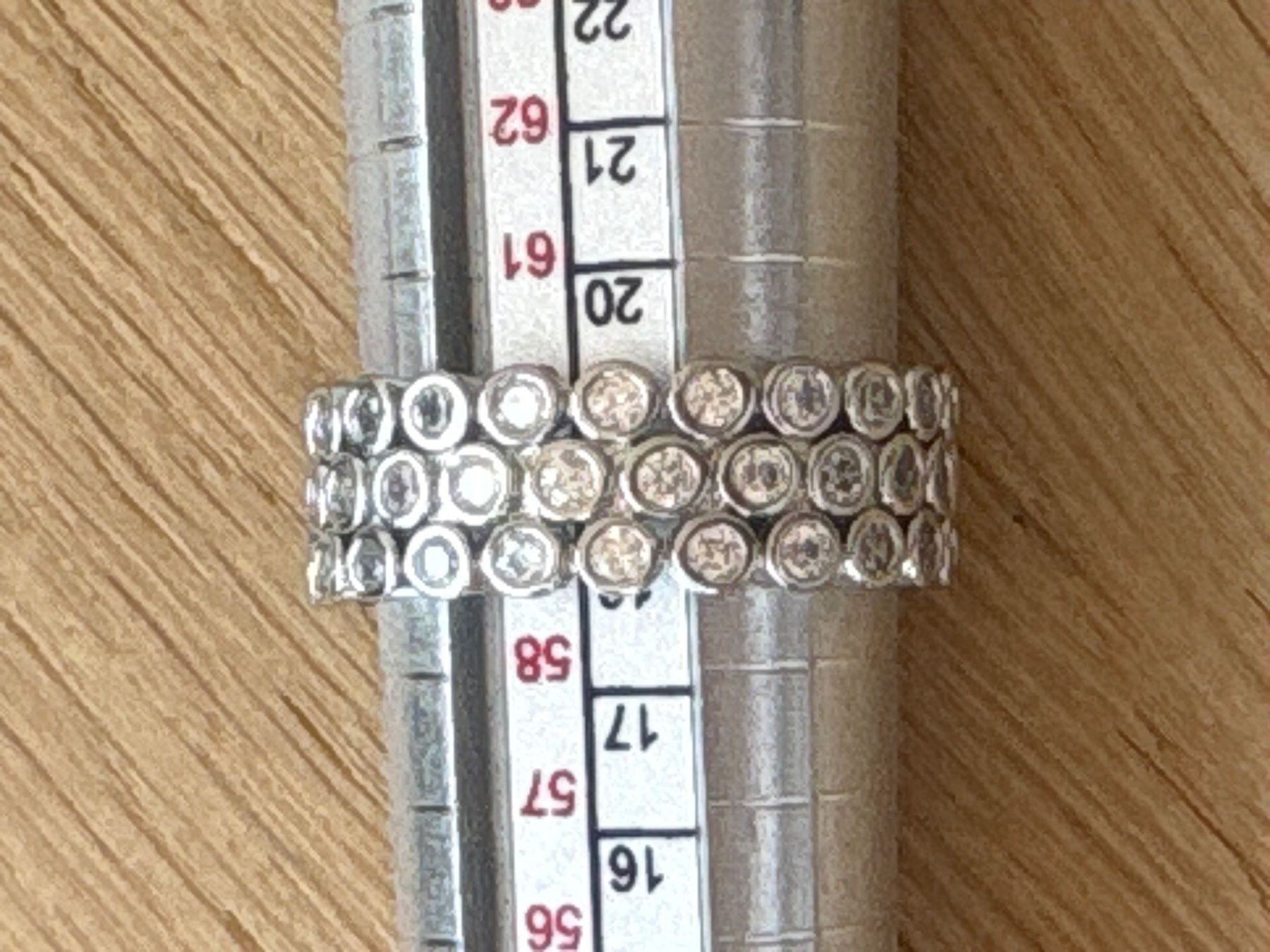 Anelli: Luxus Elegante Gr: 19:9 Ring mit  Zirkonia Farbe: Silver – Nuovo (secondo la descrizione) da Biel-Bienne venduto da Roserosse13 7
