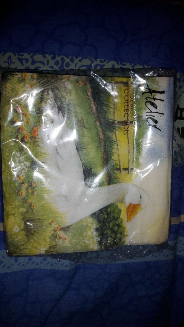 Tovaglioli: 17 Servietten Gans G – Nuovo (secondo la descrizione) da Schwarzenburg venduto da Flamingo07