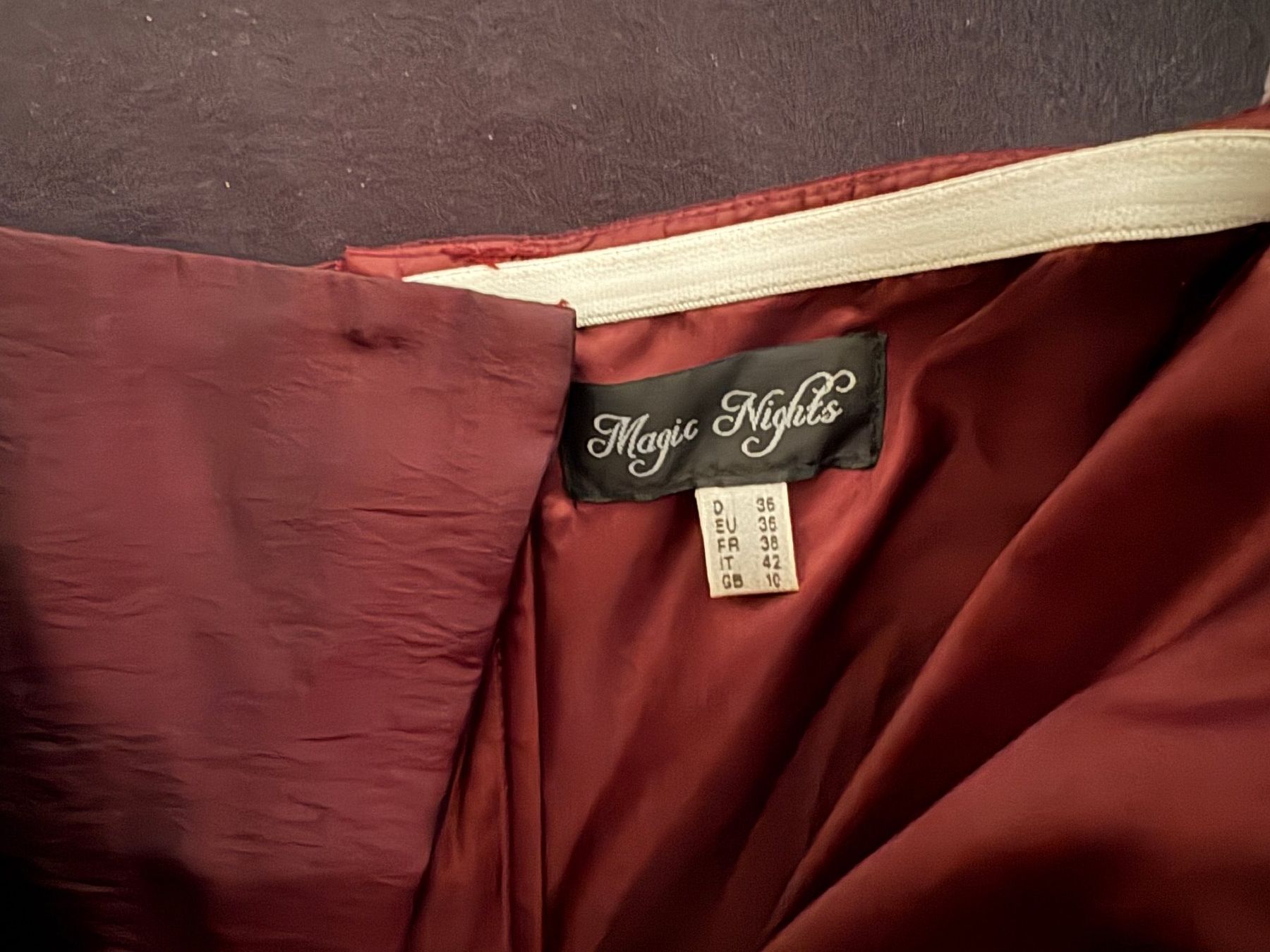 Vestiti: Abendkleid / Ballkleid Bordeaux Gr. 36 – Nuovo (secondo la descrizione) da Lyss venduto da Innaja 4