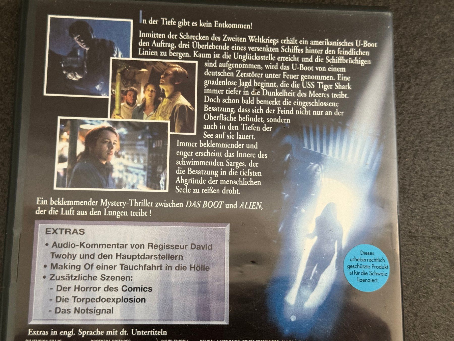 Alle DVDs: BELOW "Da unten hört dich niemand" DVD EN/DE – Gebraucht aus Fribourg von tschjoly 2