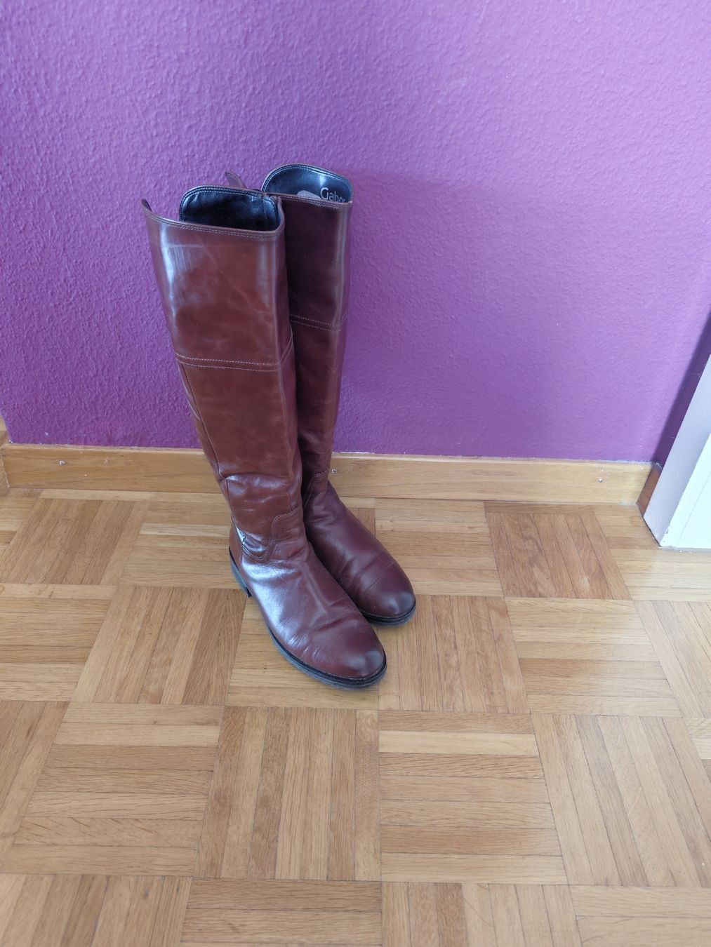Gabor Scarpe da donna: Gabor Lederstiefel XL Schaft , Grösse 38.5 – Usato da Luzern venduto da HanaOslu 1