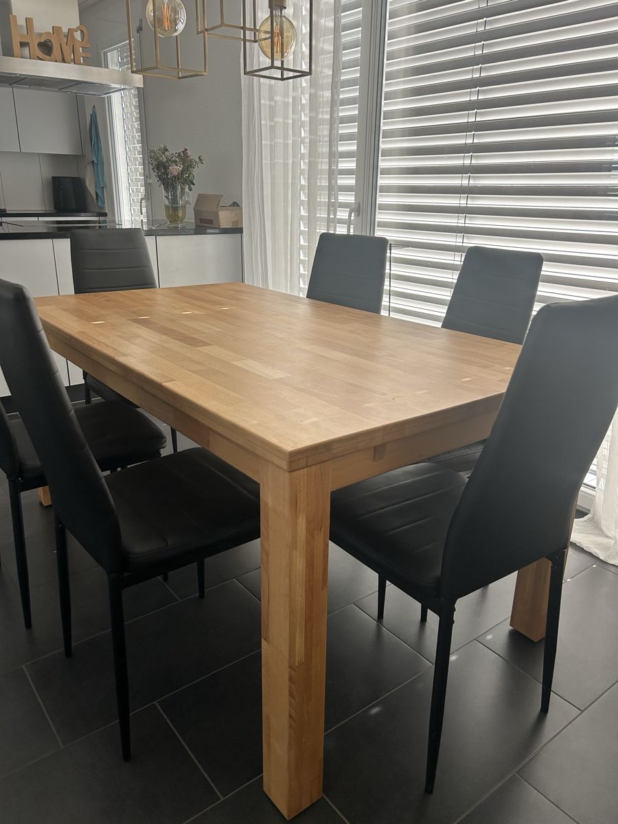 Tavoli: Massivholz, Esstisch 160x90 – Usato da Schwarzenbach SG venduto da spa_28pd 3