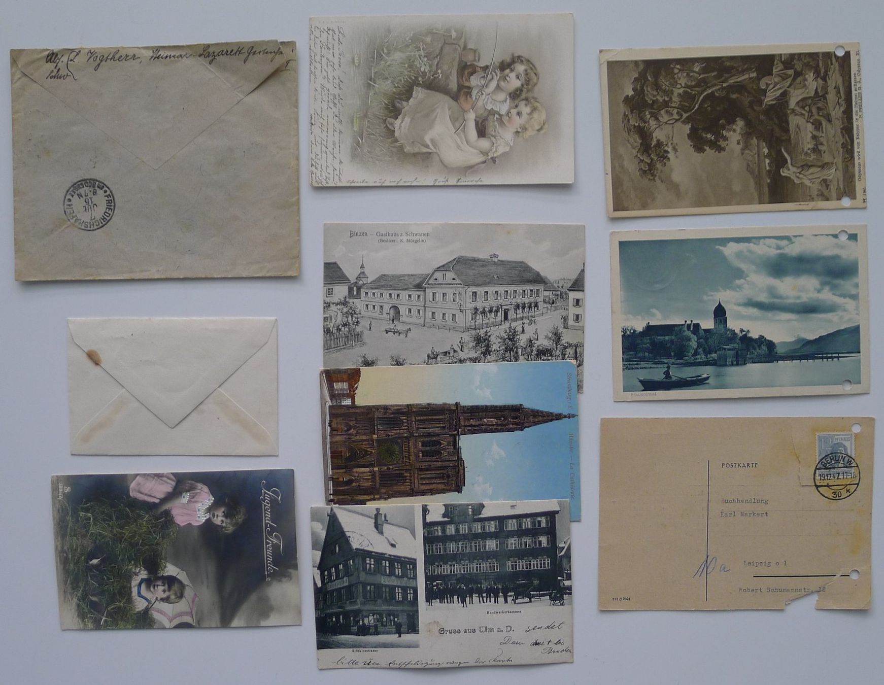 Tutti i francobolli: Lot Briefe + Postkarten, Deutsches Reich, Bundespost... – Usato da Ebikon venduto da SilvioFreund 7