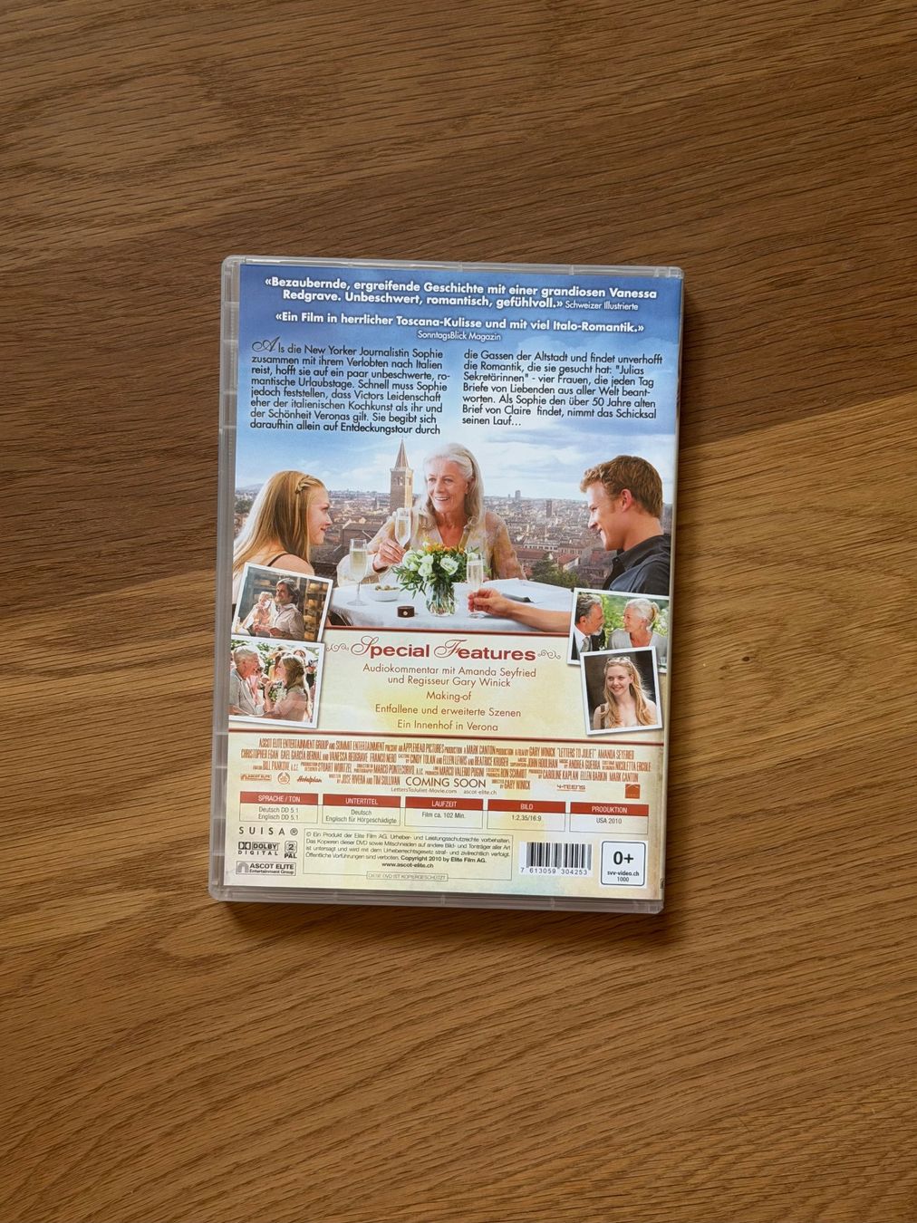 Tutti i DVDs: Dvd - Letters to Juliet – Usato da Sachseln venduto da eli.73 1