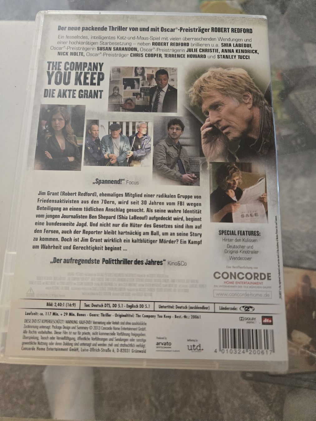 Tutti i DVDs: The Company You Keep DVD – Usato da Bussigny venduto da Kfdlt 1