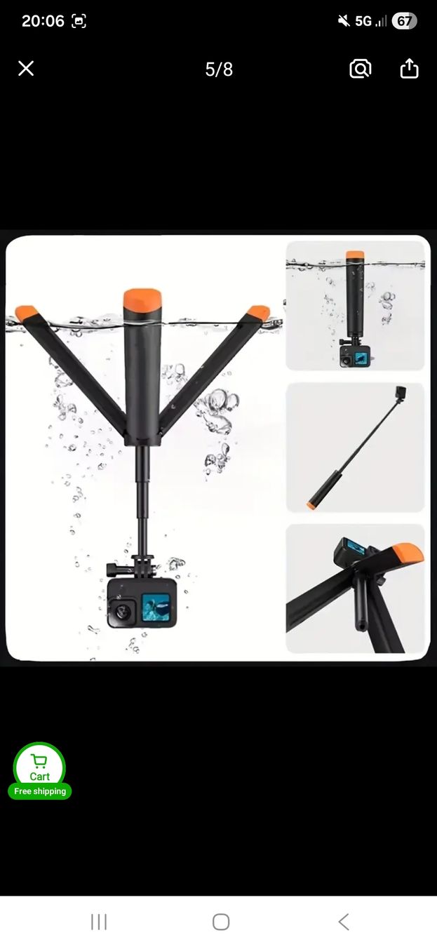 Action Cam: Telesin Floating Selfie Stick – Nuovo (secondo la descrizione) da Zürich venduto da Asimpleguy 3