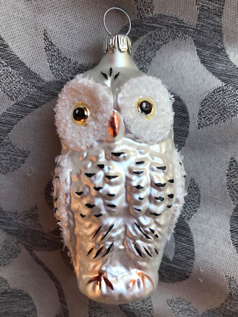 Tutte le decorazioni: Eule Schneeeule Vogel  aus Lauscha Christbaumschmuck – Nuovo e nell'imballaggio originale da Alpnach Dorf venduto da marvo