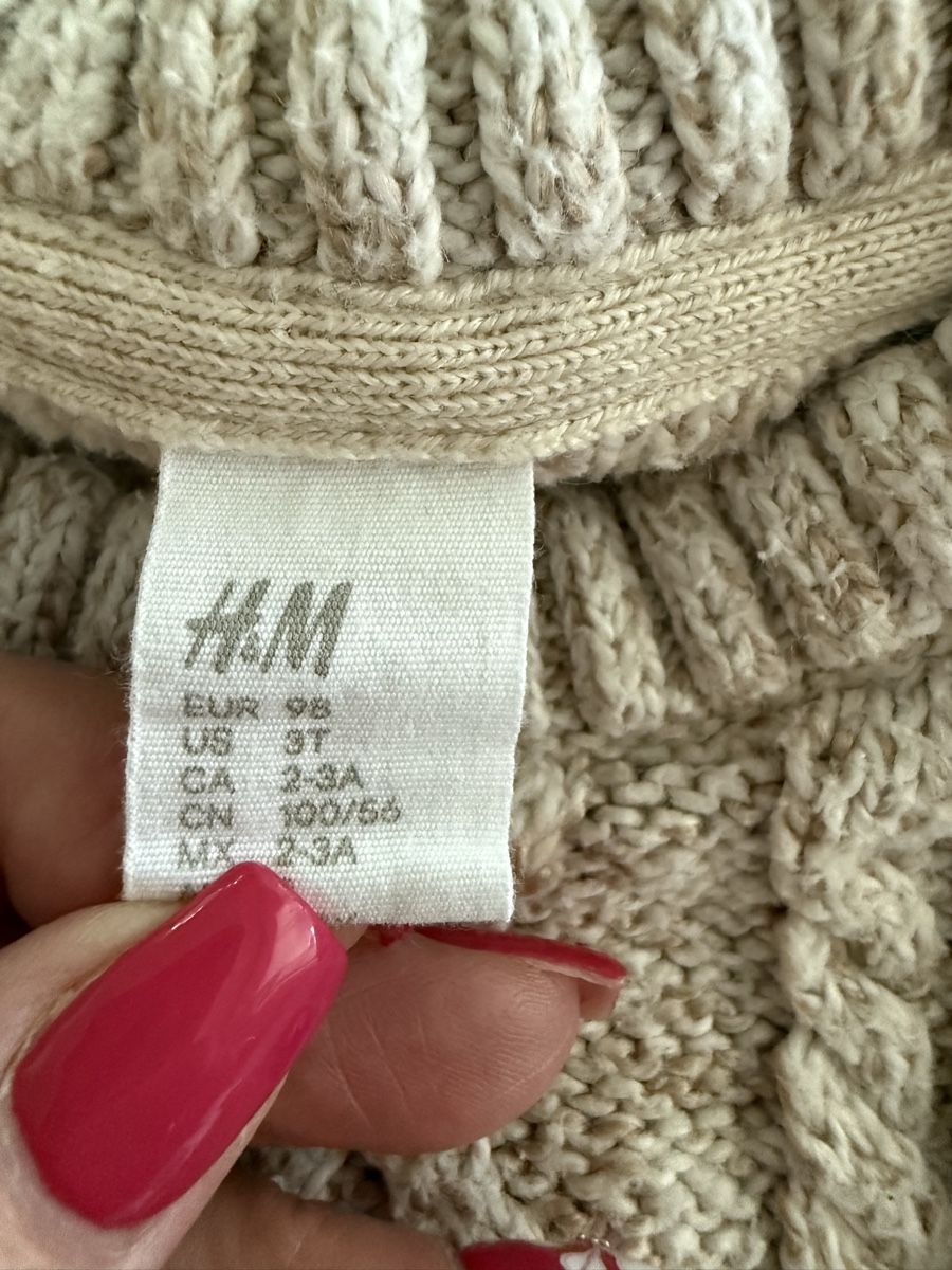 H&M Pullover & Sweatshirts: Kinder Pullover Zopfmuster beige Grösse 98 H&M – Neu (gemäss Beschreibung) aus Lyss von Sibella56 1