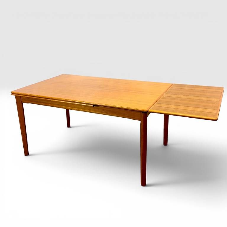 Tavoli: Mid Century dänischer Teak Ausziehtisch – Usato da basel venduto da vintory.ch 6