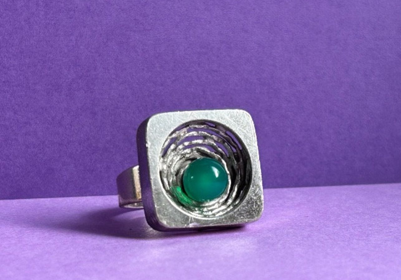 Anelli: Silberring RETRO 60 ies (54) – Usato da Dittingen venduto da Bijoubelle